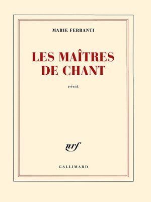 cover image of Les maîtres de chant. Polyphonies corses